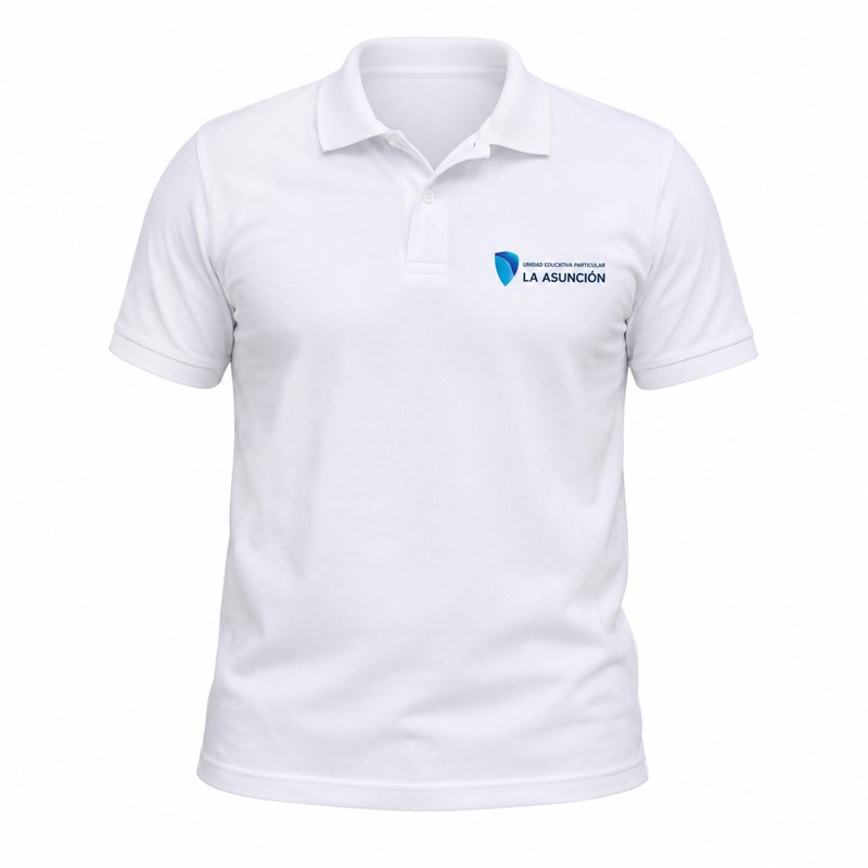 Polo Blanca — uniforme La Asunción