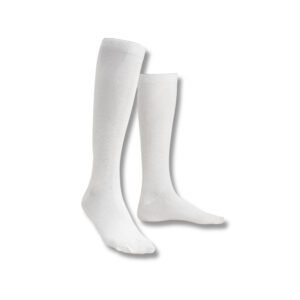 Medias Licra Blanca — uniforme Fray V. Solano
