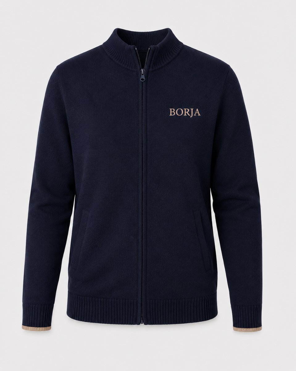 Chompa De Lana Abierta — uniforme Borja